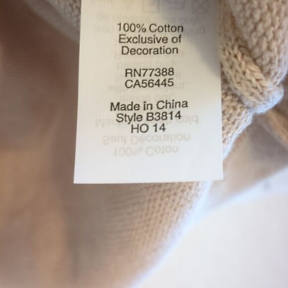 J. Crew Lace Crochet Sleeve Flower Embellished Appliqué Sweater - Picture 6 of 8